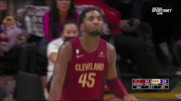 Garland, Mitchell lead Cavs past Lakers to 8th straight win