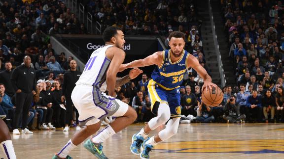 Highlights: Steph Curry catches fire for season-high 47 points in win vs.  Kings