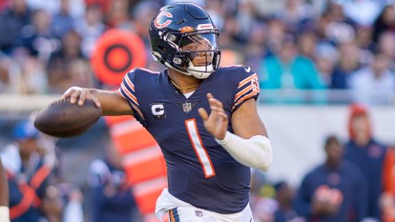 Fields looks to build on record outing when Bears host Lions - ABC7 Chicago