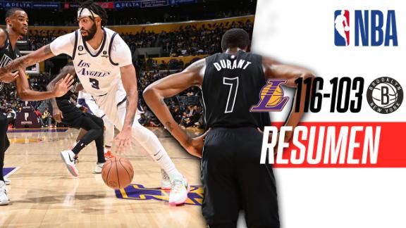 Nets 103-116 Lakers (13 de Nov., 2022) Resultado Final - ESPN DEPORTES