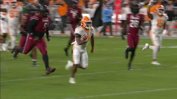 Tennessee 38-63 South Carolina (Nov 19, 2022) Final Score - ESPN