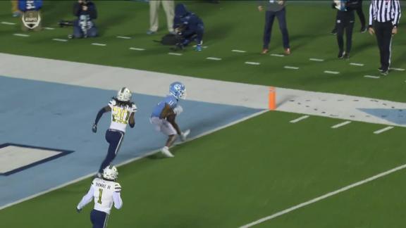 North Carolina WR Josh Downs Highlights vs. Pitt 