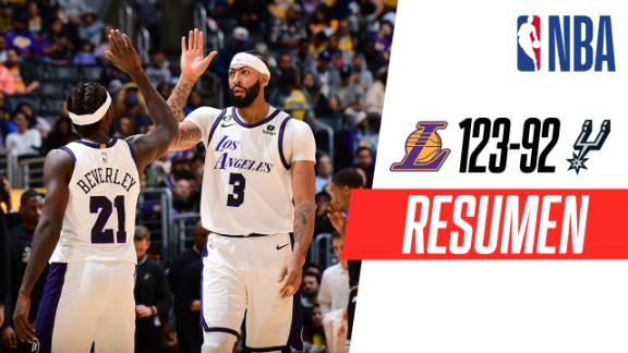 Spurs 92-123 Lakers (Nov 20, 2022) Final Score - ESPN