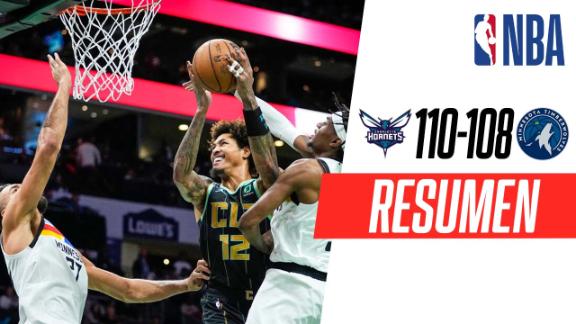 Azotado por el viento pulgada avaro Timberwolves 108-110 Hornets (25 de Nov., 2022) Resultado Final - ESPN  DEPORTES