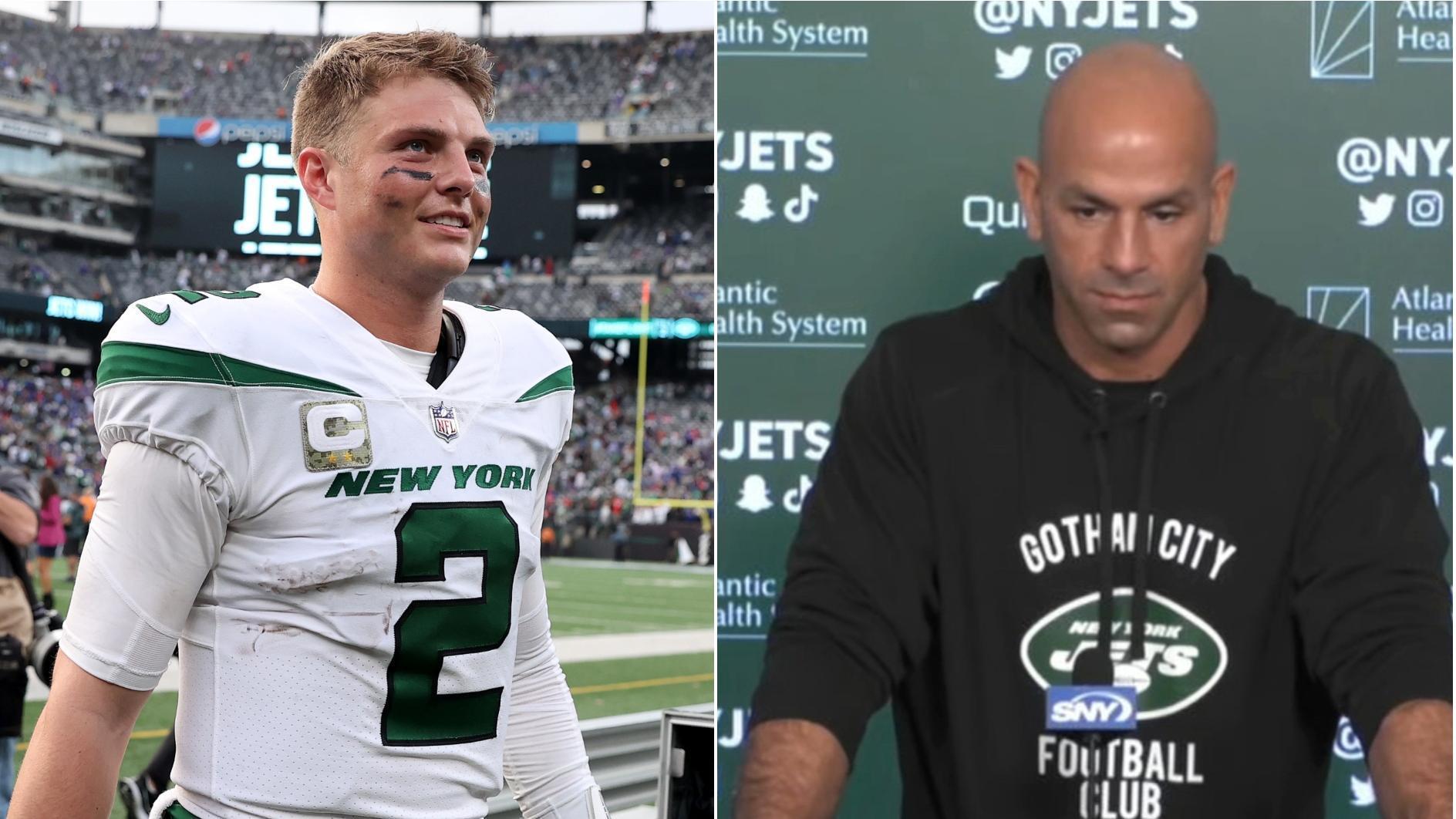 Jets to start QB Zach Wilson vs. Lions; Mike White not medically