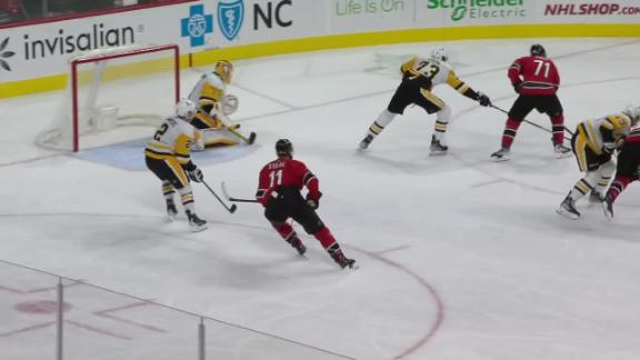 Staal's goal caps Hurricanes' comeback win vs. Penguins