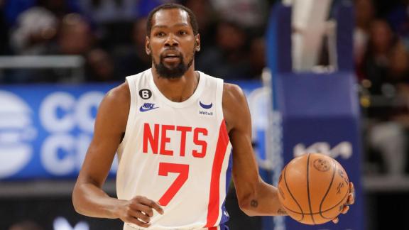 Kevin Durant scores 26 of 43 points in third quarter to lead Nets