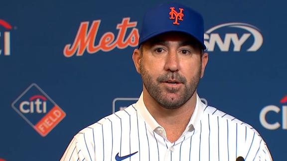 Justin Verlander introduced in New York, credits owner with decision to  join Mets