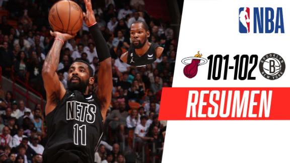 Resumen y Puntos del Miami Heat 104-107 Brooklyn Nets en la NBA