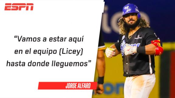 Jorge Alfaro no estará con Tigres del Licey en la Serie del Caribe