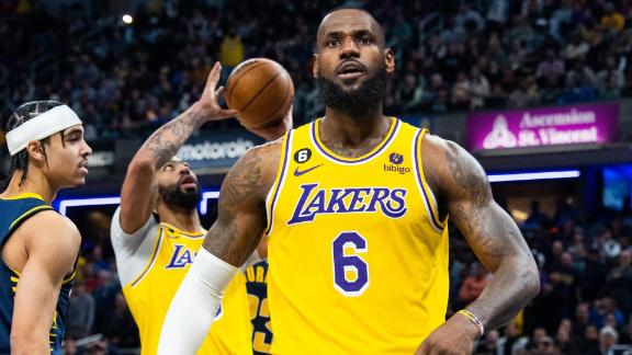 James scores 37, Lakers rally past Trail Blazers 121-112 - ABC7