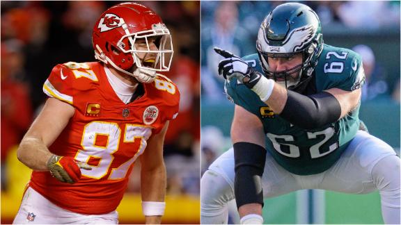 Eagles' Jason Kelce 'really happy' for brother Travis as his Chiefs take  Super Bowl - ESPN