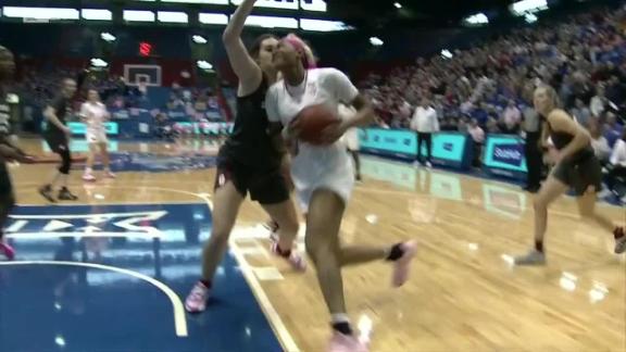 No. 15 Oklahoma Women Hold Off Kansas 86-80