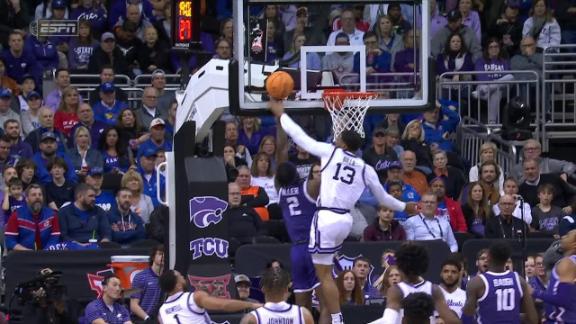 Kansas Jayhawks beat TCU in Big 12 Tournament semifinal game