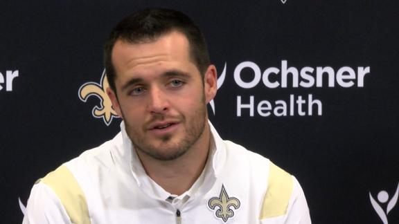 Chip on my shoulder - Saints introduce QB Derek Carr