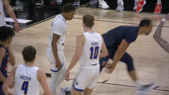 UCSB guard Troy Leaf #43 during the second round game of the NCAA  Basketball Tournament at St. Pete Times Forum on March 17, 2011 in Tampa,  Florida. The Florida Gators defeated the