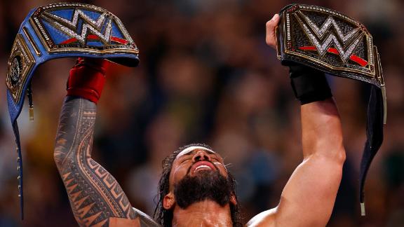 WWE Wrestlemania 39 Chair Roman Reigns Cody Rhodes Ringside Chair Night 2