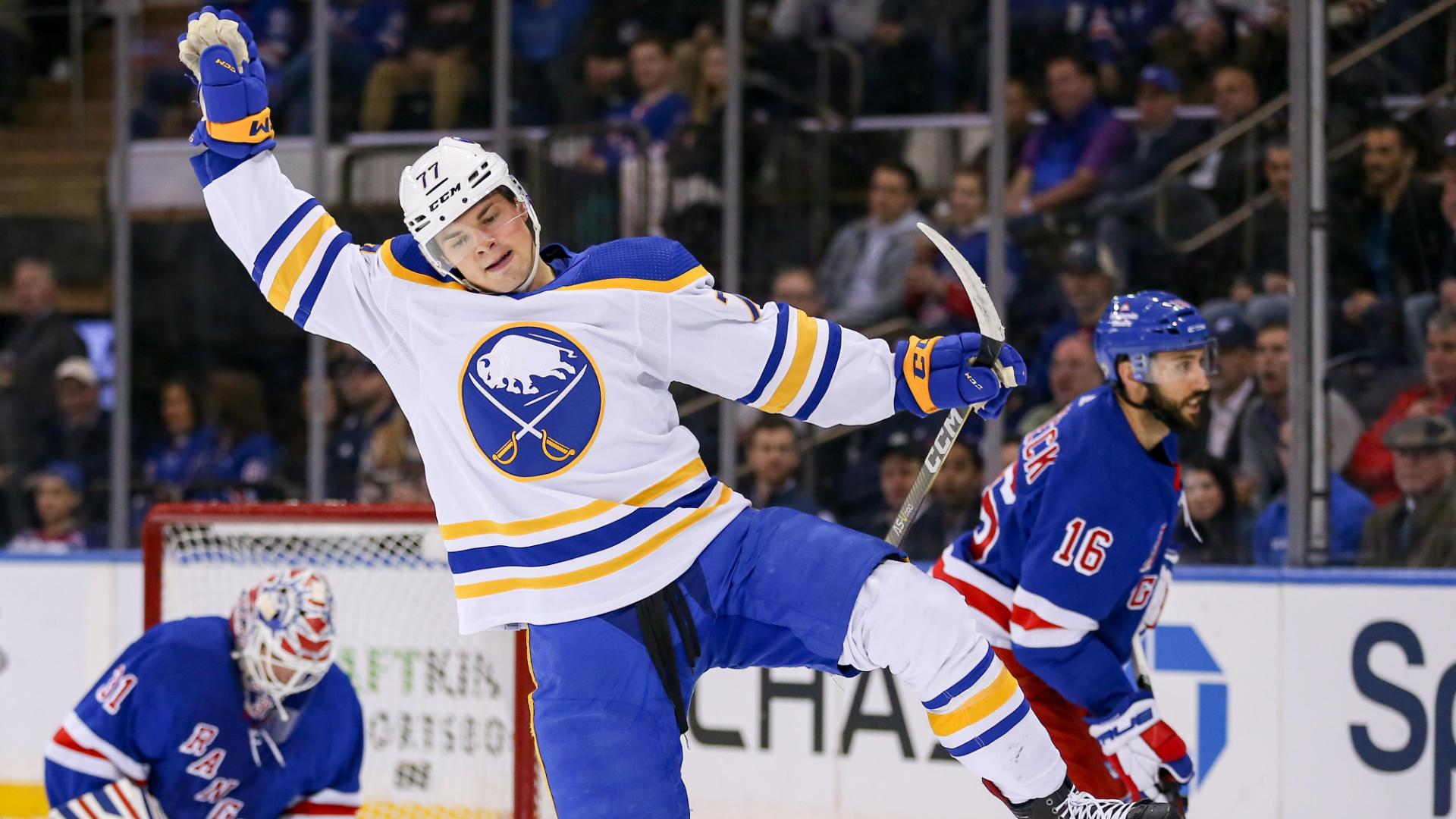 Mittelstadt rallies Sabres to 3-2 win over Rangers in SO - ABC7 New York