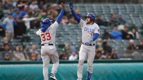 Patrick Wisdom hits 2 more homers as Cubs pound Athletics - ABC7 Chicago
