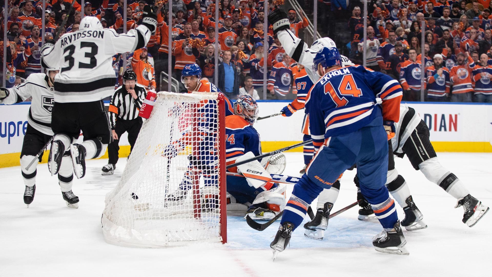 Kings edge Oilers 43 in OT to take early lead in series ABC7 Los Angeles