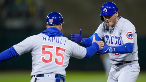 Cubs score 4 in 8th, send Athletics to 6th straight loss - ABC7 Chicago