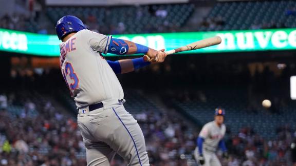 Pete Alonso hits majors-best 10th homer, Joey Lucchesi wins in return as  Mets blank Giants 7-0