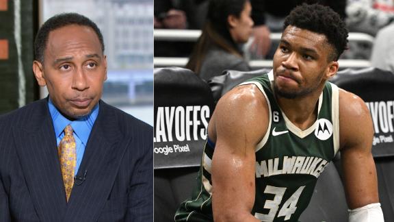 Stephen A. pushes back on Giannis not considering season a 'failure'