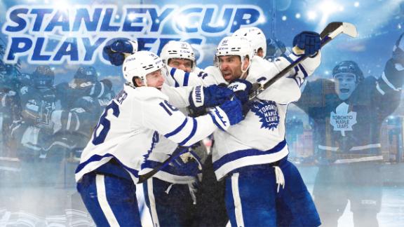 Toronto Maple Leafs Win First N.H.L. Playoff Series in 19 Years