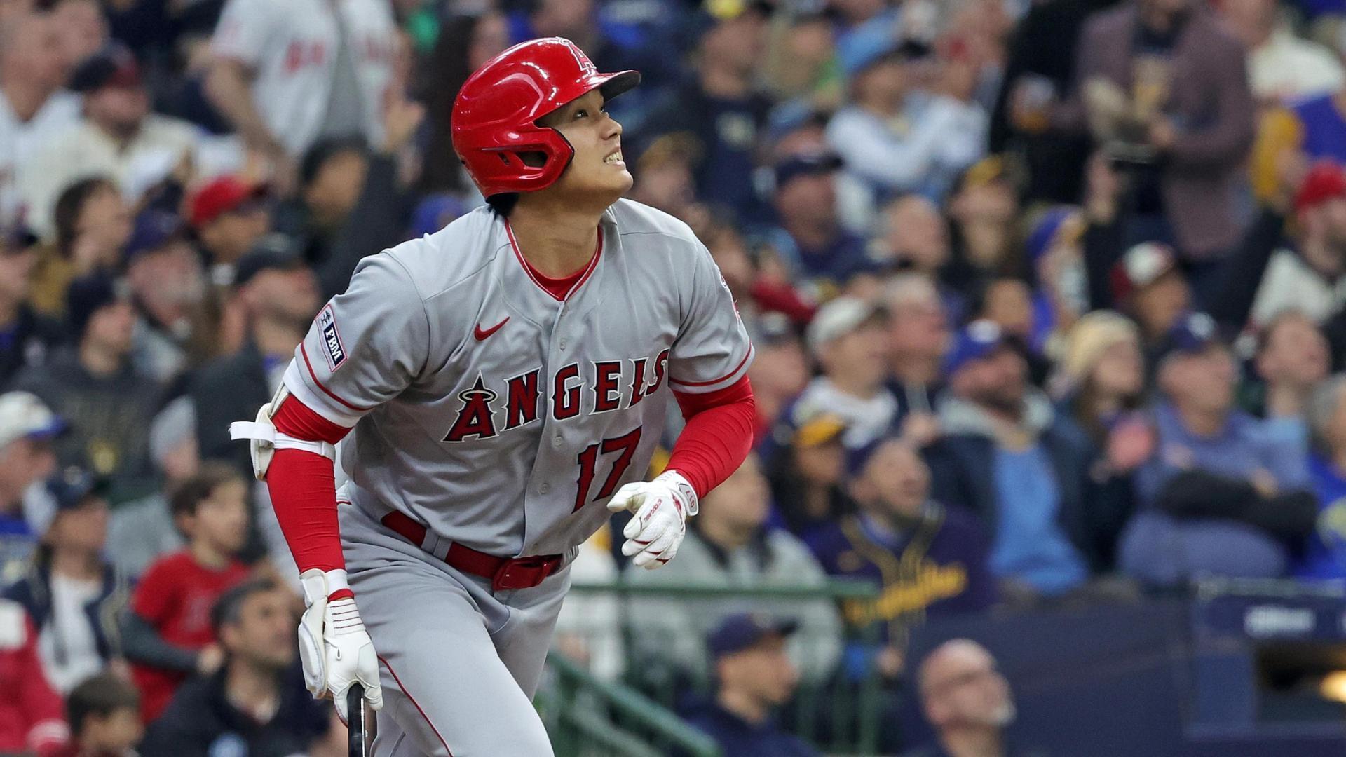 Ohtani hits 162-foot high home run, Angels beat Brewers 3-0 - ABC7 Los ...