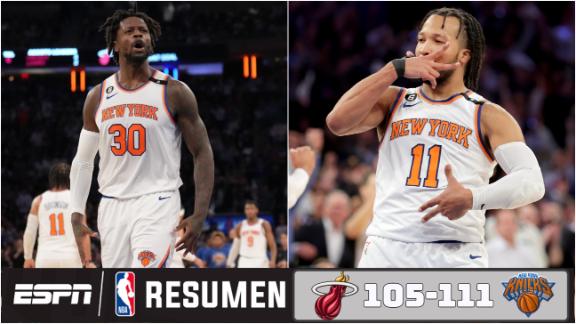 proyector Ahorro invadir Heat 105-111 Knicks (2 de May., 2023) Resultado Final - ESPN DEPORTES