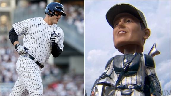 Yankees' Anthony Rizzo collects high praise for bobblehead blasts