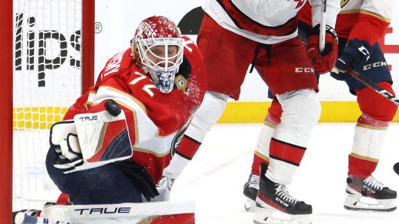 Bobrovsky gets shutout, Panthers top Hurricanes for 3-0 lead in East final