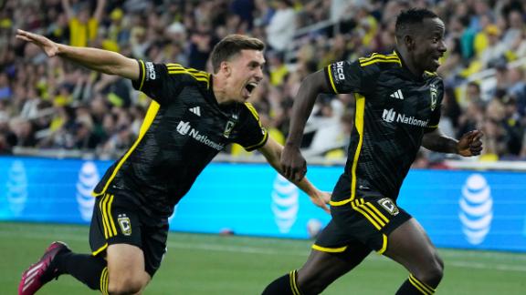 Yaw Yeboah's 2nd-minute screamer gets Columbus Crew on the board