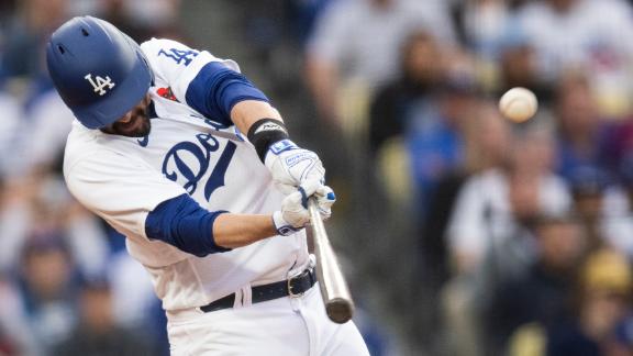 J.D. Martinez homers, Freddie Freeman sets franchise doubles record as  Dodgers beat Nationals