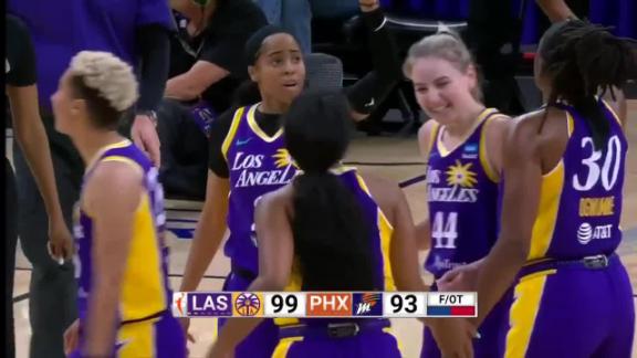 Brown marque 26 points, Sparks obtient sa 2e victoire sur Mercury