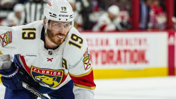 Teammates get emotional discussing historic night for Panthers star Jonathan  Huberdeau