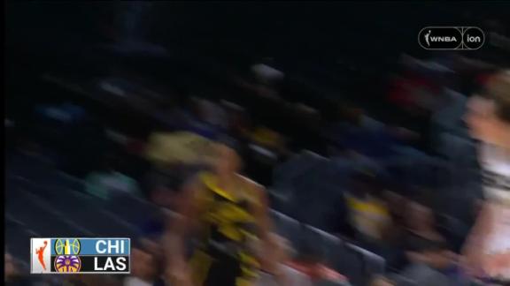 Chiney Ogwumike (13 Los Angeles Sparks) attempts a layup during the WNBA  basketball game between the Chicago Sky and Los Angeles Sparks on Friday  May 6th, 2022 at Wintrust Arena, Chicago, USA. (