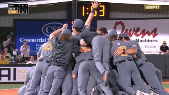 Watch: Highlights From Game 1 of Tennessee Baseball Fall World