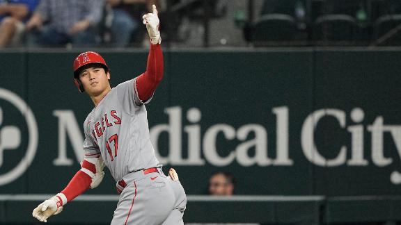 Shohei Ohtani gets win for Angels as pitcher, ties for MLB home run lead