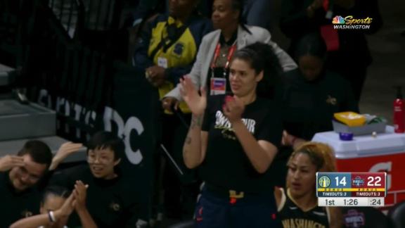 Delle Donne Scores 20 Points Sykes Adds 16 As Mystics Beat Sky 77 69 Abc7 Chicago 