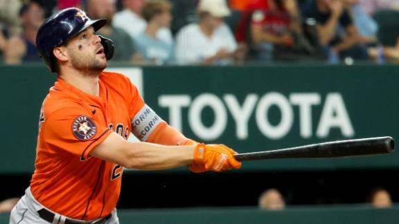 Astros rally for 12-11 win to take series over AL West-leading Texas after  blowing 8-run lead
