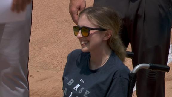 MLB's Sarah Langs, who has ALS, honored at Yankees game on anniversary of  Lou Gehrig's famous speech