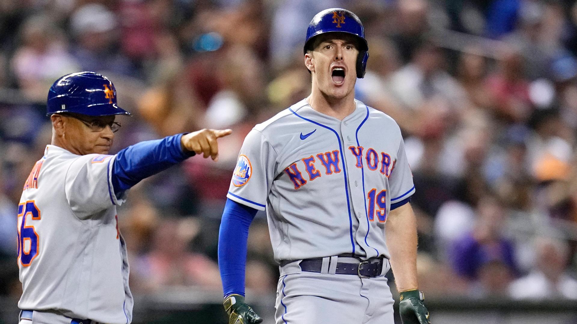Down to last strike, the Mets rally on Alvarez's homer and Canha's ...
