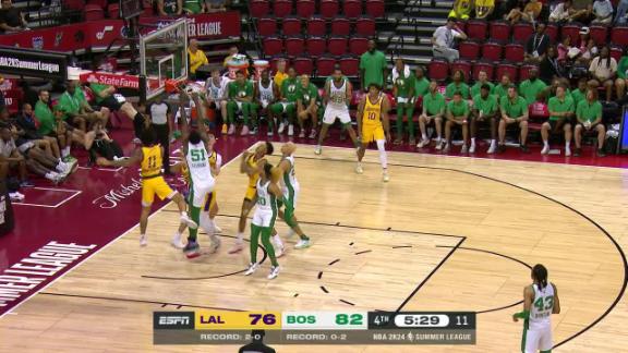 Boston Celtics (0-2) vs Los Angeles Lakers (2-0) Summer League