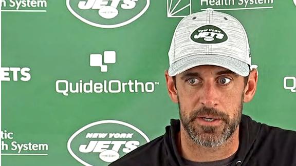 Aaron Rodgers taking more patient approach as he begins first training camp  with Jets