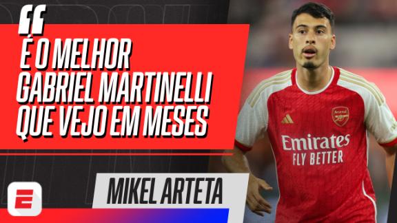 Seleção da Premier League: com Gabriel Martinelli, Arsenal domina time, gringolândia