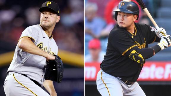 Struggling Padres get Hill, Choi from the Pirates in 1 of 3 trades