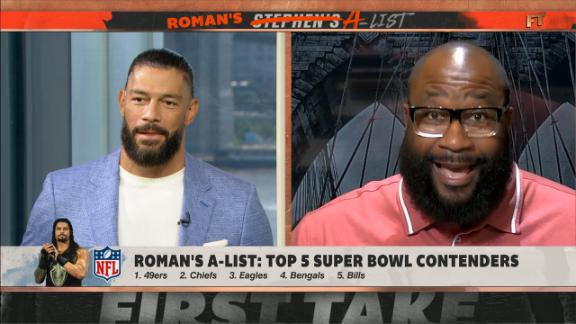 Swagu picks apart Roman Reigns' list of Super Bowl contenders - ESPN Video