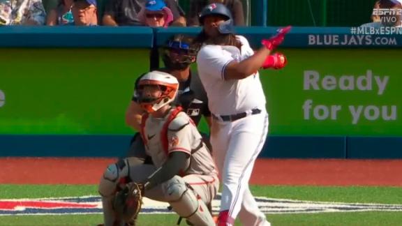 La razón por la que Vladimir Guerrero Jr. fue sacado del lineup