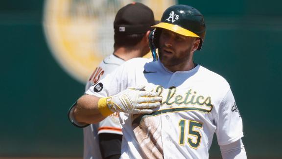 Nick Allen, Oakland A's beat SF Giants in Bay Bridge Series